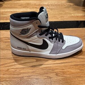 Nike Air Jordan 1 Gore-Tex Black and White Sneakers